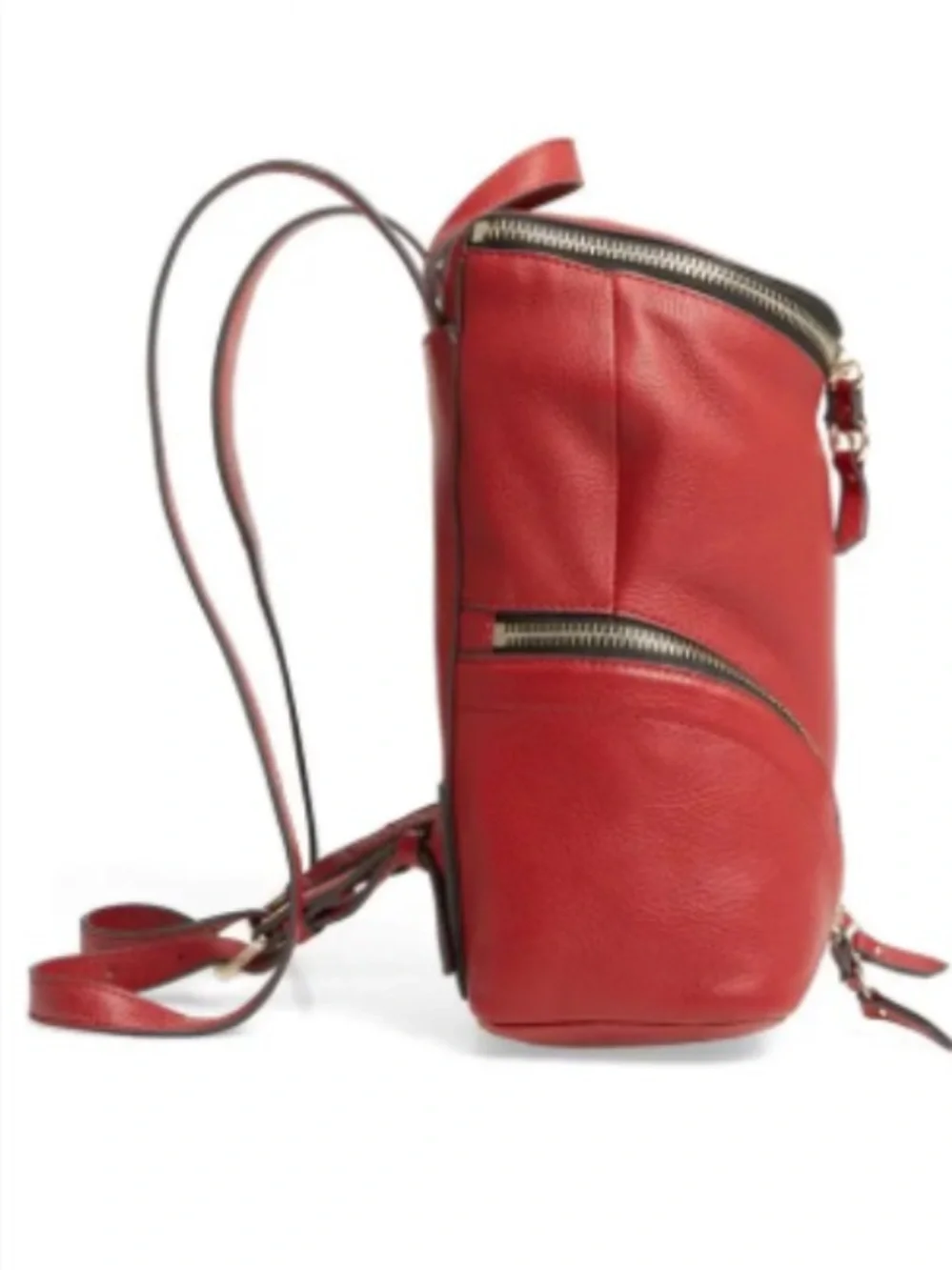 Vince Camuto Katja Leather Backpack Pepper Berry Red